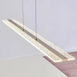hofstein Suspensions|Suspension Nibe LED Nickel mat, 1 lumière