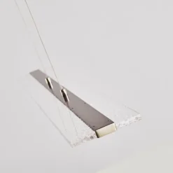 hofstein Suspensions|Suspension Nibe LED Nickel mat, 1 lumière