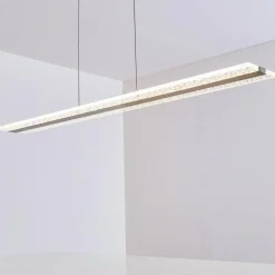 hofstein Suspensions|Suspension Nibe LED Nickel mat, 1 lumière