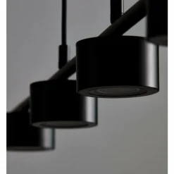 Luminaires Nordlux Éclairage Led|Suspension Nordlux CLYDE LED Noir, 4 lumières