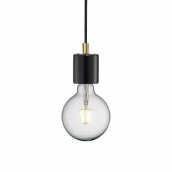 Luminaires Nordlux Suspensions|Suspension Nordlux SIV Laiton, Noir, Blanc, 1 lumière