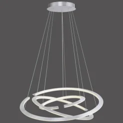 Luminaires Paul Neuhaus Suspensions|Suspension Paul Neuhaus ALESSA LED Argenté, 3 lumières, Télécommandes