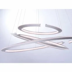 Luminaires Paul Neuhaus Suspensions|Suspension Paul Neuhaus ALESSA LED Argenté, 3 lumières, Télécommandes