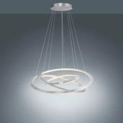 Luminaires Paul Neuhaus Suspensions|Suspension Paul Neuhaus ALESSA LED Argenté, 3 lumières, Télécommandes