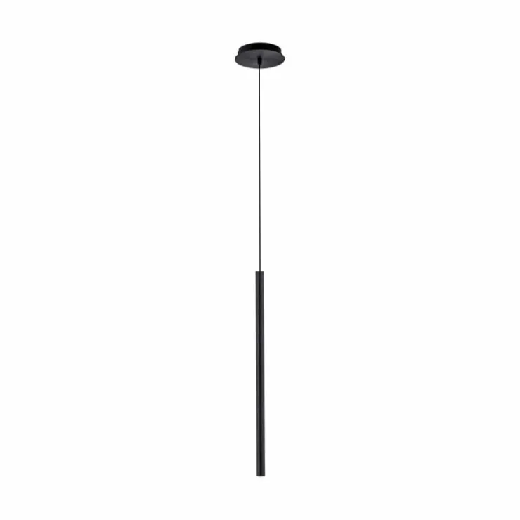 Luminaires Paul Neuhaus Éclairage Led|Suspension Paul Neuhaus FLUTE LED Noir, 1 lumière