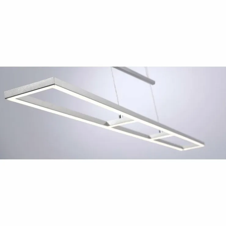 Luminaires Paul Neuhaus Suspensions|Suspension Paul Neuhaus INIGO LED Acier inoxydable, 2 lumières