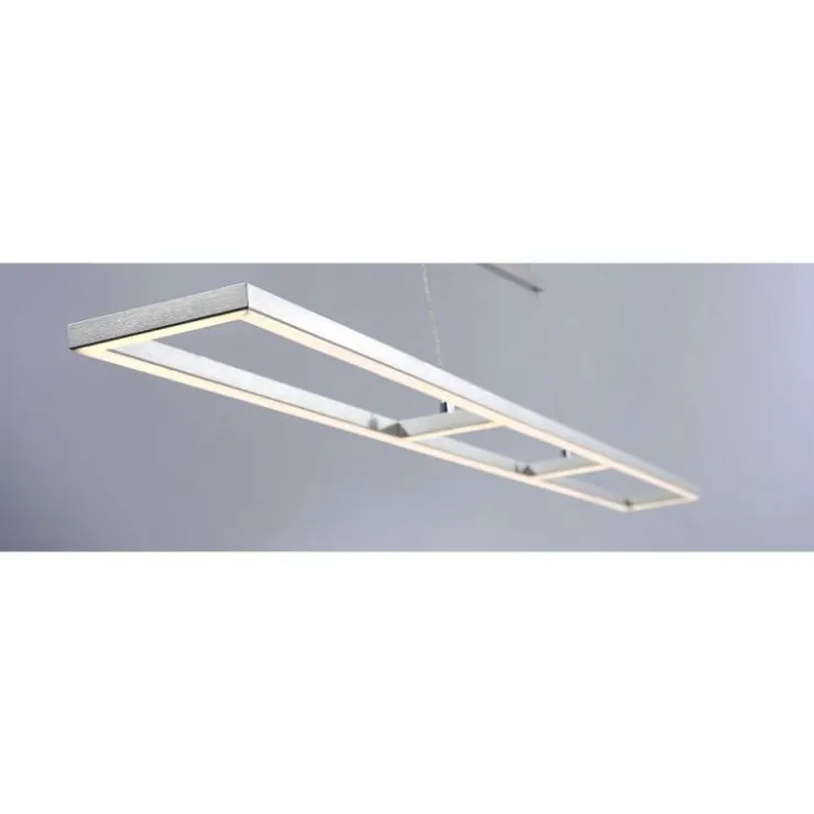 Luminaires Paul Neuhaus Suspensions|Suspension Paul Neuhaus INIGO LED Acier inoxydable, 2 lumières