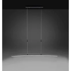 Luminaires Paul Neuhaus Éclairage Led|Suspension Paul Neuhaus JANINA LED Anthracite, 1 lumière