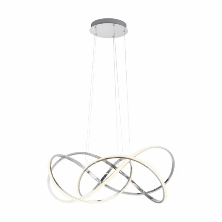 Luminaires Paul Neuhaus Éclairage Led|Suspension Paul Neuhaus KIRIBI LED Chrome, 1 lumière