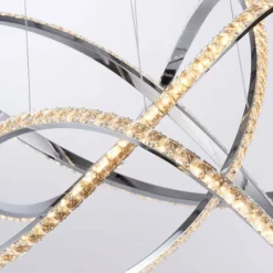 Luminaires Paul Neuhaus Éclairage Led|Suspension Paul Neuhaus KIRIBI LED Chrome, 1 lumière