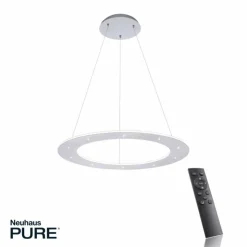Luminaires Paul Neuhaus Éclairage Led|Suspension Paul Neuhaus PURE-COSMO LED Aluminium, 17 lumières, Télécommandes