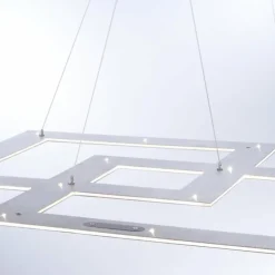 Luminaires Paul Neuhaus Éclairage Led|Suspension Paul Neuhaus PURE-COSMO LED Aluminium, 44 lumières, Télécommandes
