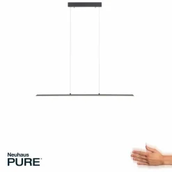 Luminaires Paul Neuhaus Éclairage Led|Suspension Paul Neuhaus PURE-LITE LED Anthracite, 1 lumière