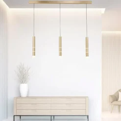 Luminaires Paul Neuhaus Suspensions|Suspension Paul Neuhaus PURE-VEGA LED Laiton, 9 lumières