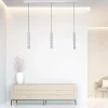Luminaires Paul Neuhaus Éclairage Led|Suspension Paul Neuhaus PURE-VEGA LED Aluminium, 3 lumières