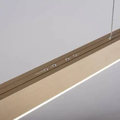 Luminaires Paul Neuhaus Éclairage Led|Suspension Paul Neuhaus PURE-MOTO LED Laiton, 3 lumières, Télécommandes