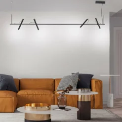 Luminaires Paul Neuhaus Éclairage Led|Suspension Paul Neuhaus PURE-TUTUA LED Noir, 4 lumières