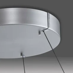 Luminaires Paul Neuhaus Éclairage Led|Suspension Paul Neuhaus PURE E-LOOP LED Argenté, 2 lumières, Télécommandes