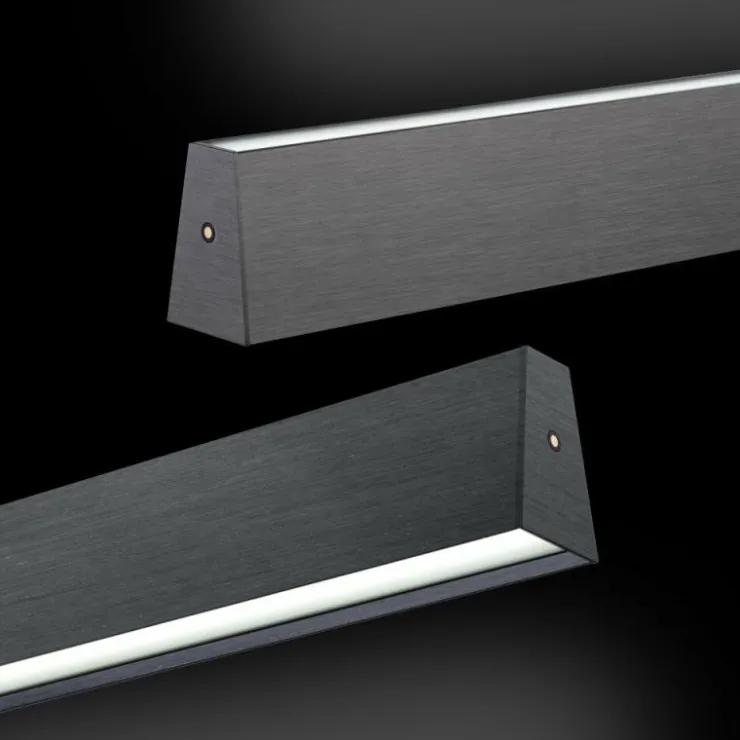 Luminaires Paul Neuhaus Éclairage Led|Suspension Paul Neuhaus PURE E-MOTION LED Gris, 1 lumière, Télécommandes