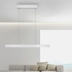 Luminaires Paul Neuhaus Éclairage Led|Suspension Paul Neuhaus PURE E-MOTION LED Argenté, 1 lumière, Télécommandes