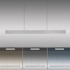 Luminaires Paul Neuhaus Éclairage Led|Suspension Paul Neuhaus PURE E-MOTION LED Argenté, 1 lumière, Télécommandes