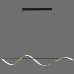 Suspension Paul Neuhaus Q-SWING LED Anthracite, Or, 1 lumière, Télécommandes