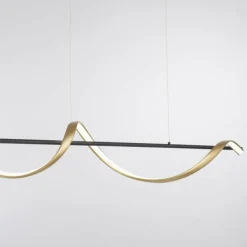 Suspension Paul Neuhaus Q-SWING LED Anthracite, Or, 1 lumière, Télécommandes