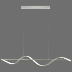 Suspension Paul Neuhaus QSWING LED Argenté, 1 lumière, Télécommandes