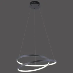 Luminaires Paul Neuhaus Suspensions|Suspension Paul Neuhaus ROMAN LED Noir, 1 lumière