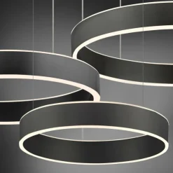 Luminaires Paul Neuhaus Suspensions|Suspension Paul Neuhaus SCULLI LED Noir, 2 lumières