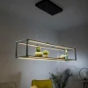 Luminaires Paul Neuhaus Éclairage Led|Suspension Paul-Neuhaus CONTURA LED Noir, 4 lumières