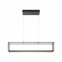 Luminaires Paul Neuhaus Éclairage Led|Suspension Paul-Neuhaus CONTURA LED Noir, 4 lumières