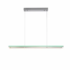Luminaires Paul Neuhaus Éclairage Led|Suspension Paul-Neuhaus HELIX LED Aluminium, 2 lumières, Télécommandes