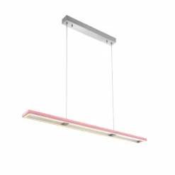 Luminaires Paul Neuhaus Éclairage Led|Suspension Paul-Neuhaus HELIX LED Aluminium, 2 lumières, Télécommandes
