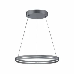 Luminaires Paul Neuhaus Éclairage Led|Suspension Paul-Neuhaus PURE E-LOOP LED Gris, 2 lumières, Télécommandes
