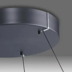 Luminaires Paul Neuhaus Éclairage Led|Suspension Paul-Neuhaus PURE E-LOOP LED Gris, 2 lumières, Télécommandes