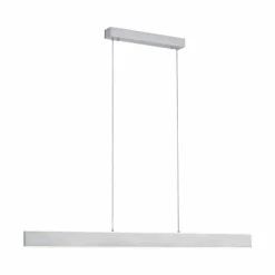 Suspension Paul-Neuhaus Q-ADRIANA LED Aluminium, 2 lumières, Télécommandes