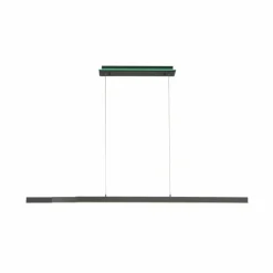 Suspension Paul-Neuhaus Q-ARIAN LED Anthracite, 4 lumières, Télécommandes