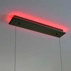 Suspension Paul-Neuhaus Q-ARIAN LED Anthracite, 4 lumières, Télécommandes