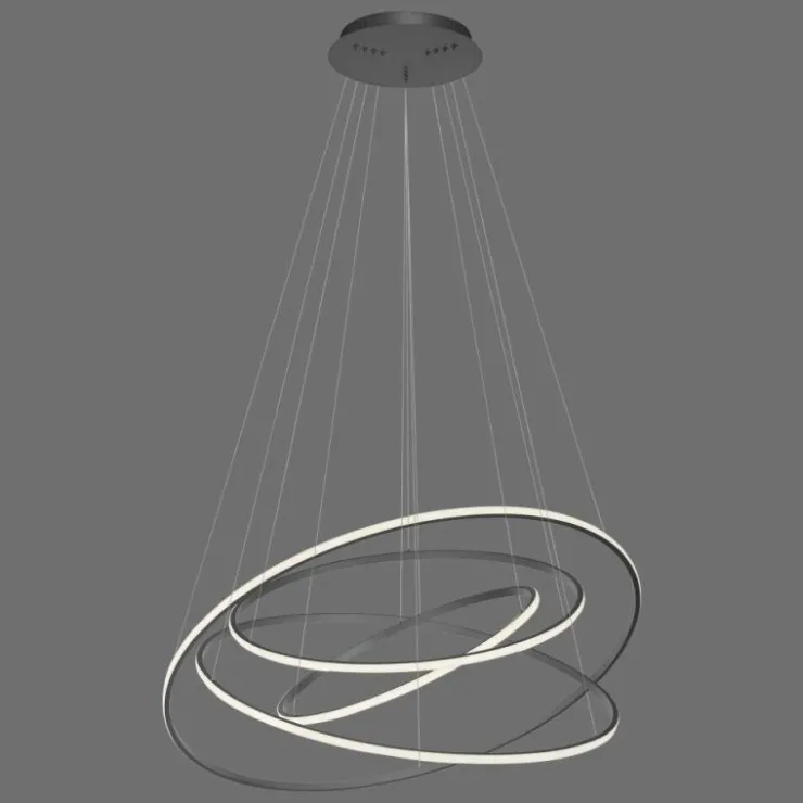 Luminaires Paul Neuhaus Éclairage Led|Suspension Paul-Neuhaus TESSARA LED Anthracite, 1 lumière, Télécommandes