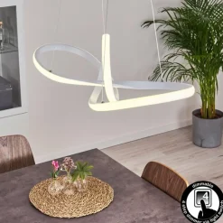 hofstein Éclairage Led|Suspension Pitasch LED Blanc, 1 lumière