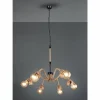 Luminaires Reality Suspensions|Suspension Reality Alva LED Noir, 6 lumières