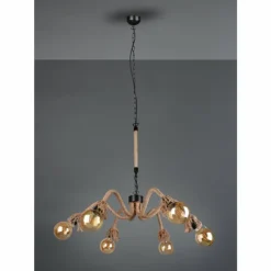 Luminaires Reality Suspensions|Suspension Reality Alva LED Noir, 6 lumières