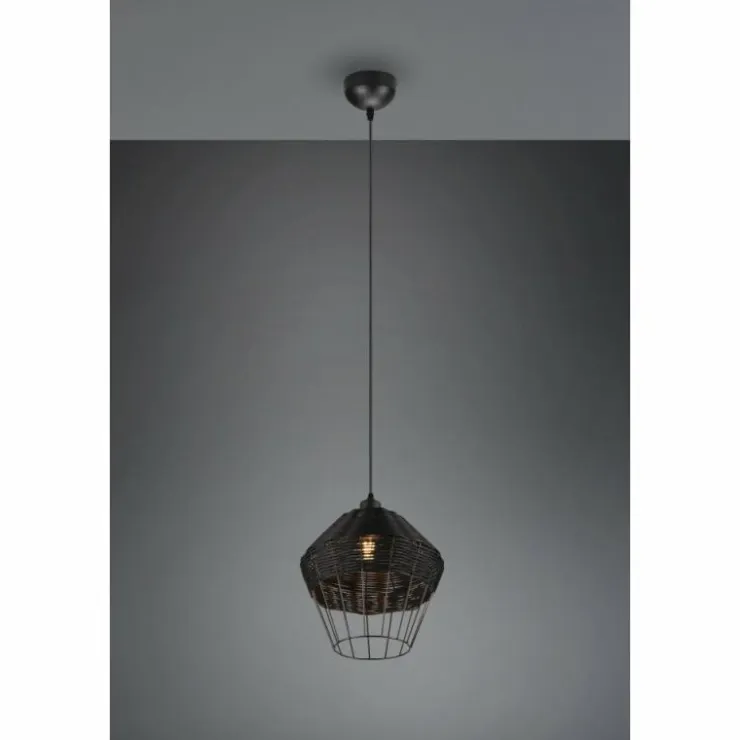 Luminaires Reality Suspensions|Suspension Reality Borka Noir, 1 lumière