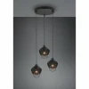 Luminaires Reality Suspensions|Suspension Reality Borka Noir, 3 lumières