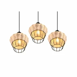 Luminaires Reality Suspensions|Suspension Reality Borka Noir, 3 lumières