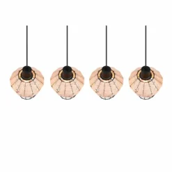 Luminaires Reality Suspensions|Suspension Reality Borka Noir, 4 lumières