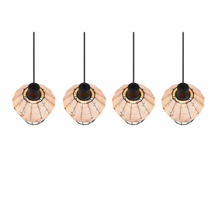 Luminaires Reality Suspensions|Suspension Reality Borka Noir, 4 lumières