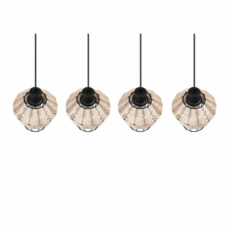 Luminaires Reality Suspensions|Suspension Reality Borka Noir, 4 lumières