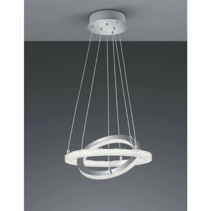 Luminaires Reality Suspensions|Suspension Reality Chalet LED Chrome, 1 lumière